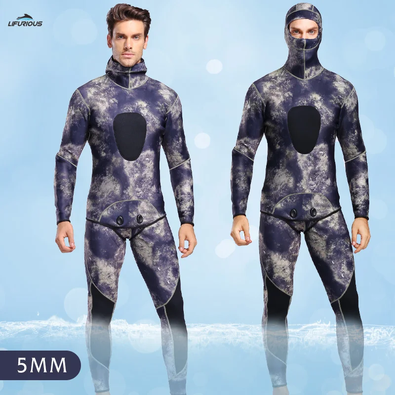 Wetsuit for sale diving wetsuit Neoprene Spearfishing Wetsuit 5mm Diving Suit for Male