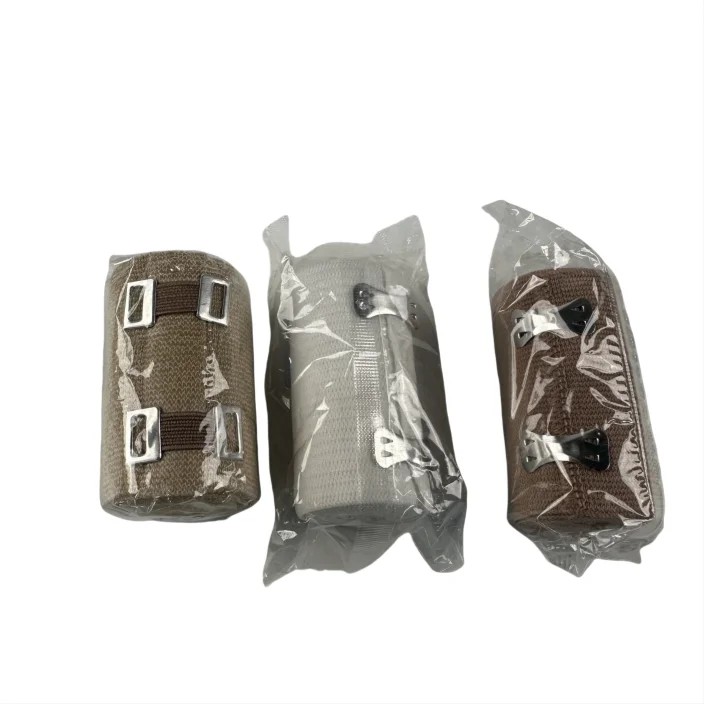 Hot-sale Medical Multi Colored Elastic Bandage with Hook and Loop for Sport