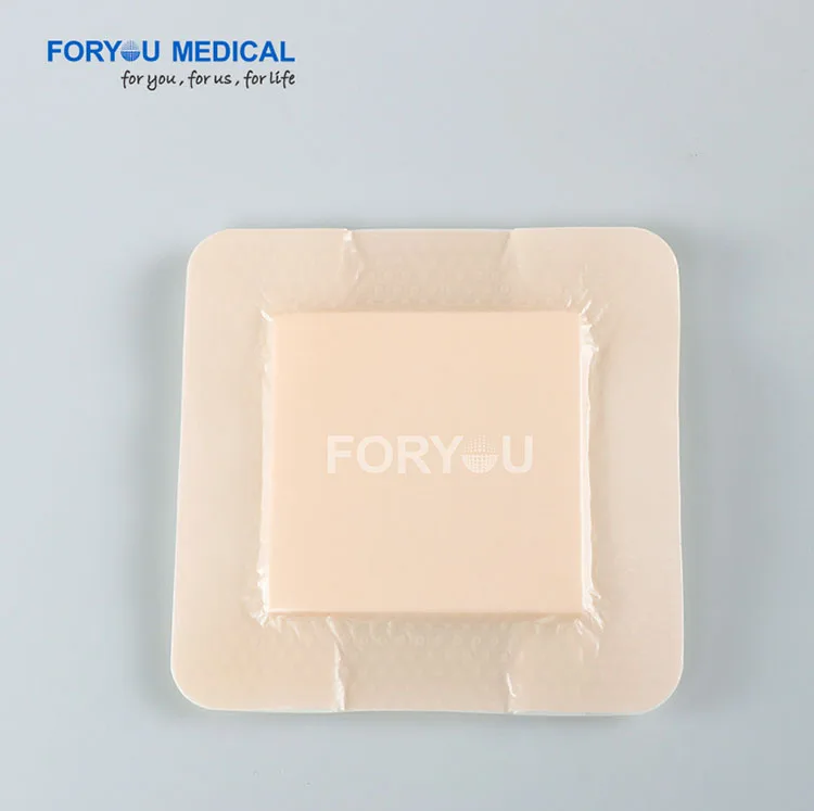 Good Quality Silver Ion Foam Medical Alginate Silicone Sacral Waterproof Self Adhesive Super Absorbent Wound Dressing