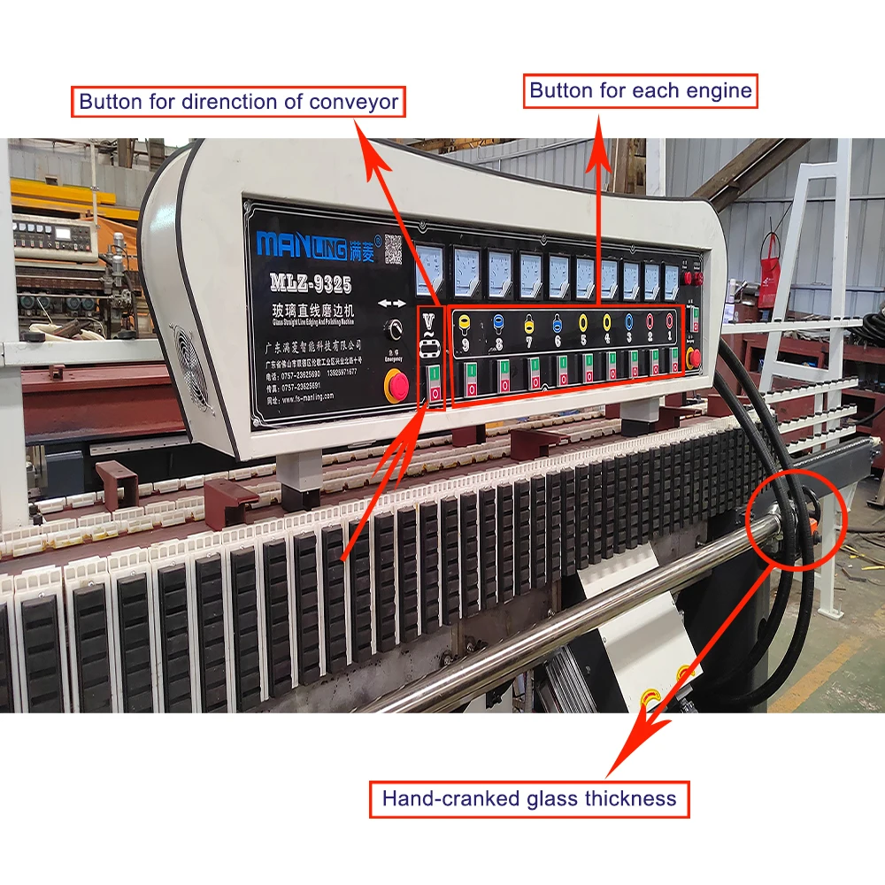 Фошан производство стекла полировки и шлифовки скашивая машина для продажи