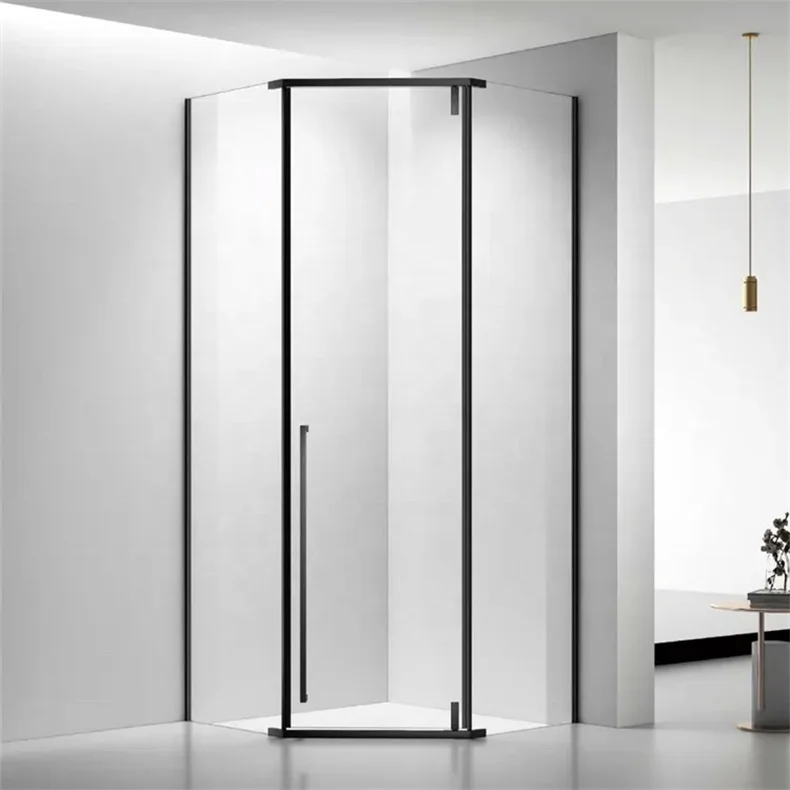 Modern Hotel All In One Bathroom Glass Shower Rooms Prefab Bathroom Modular Shower Room