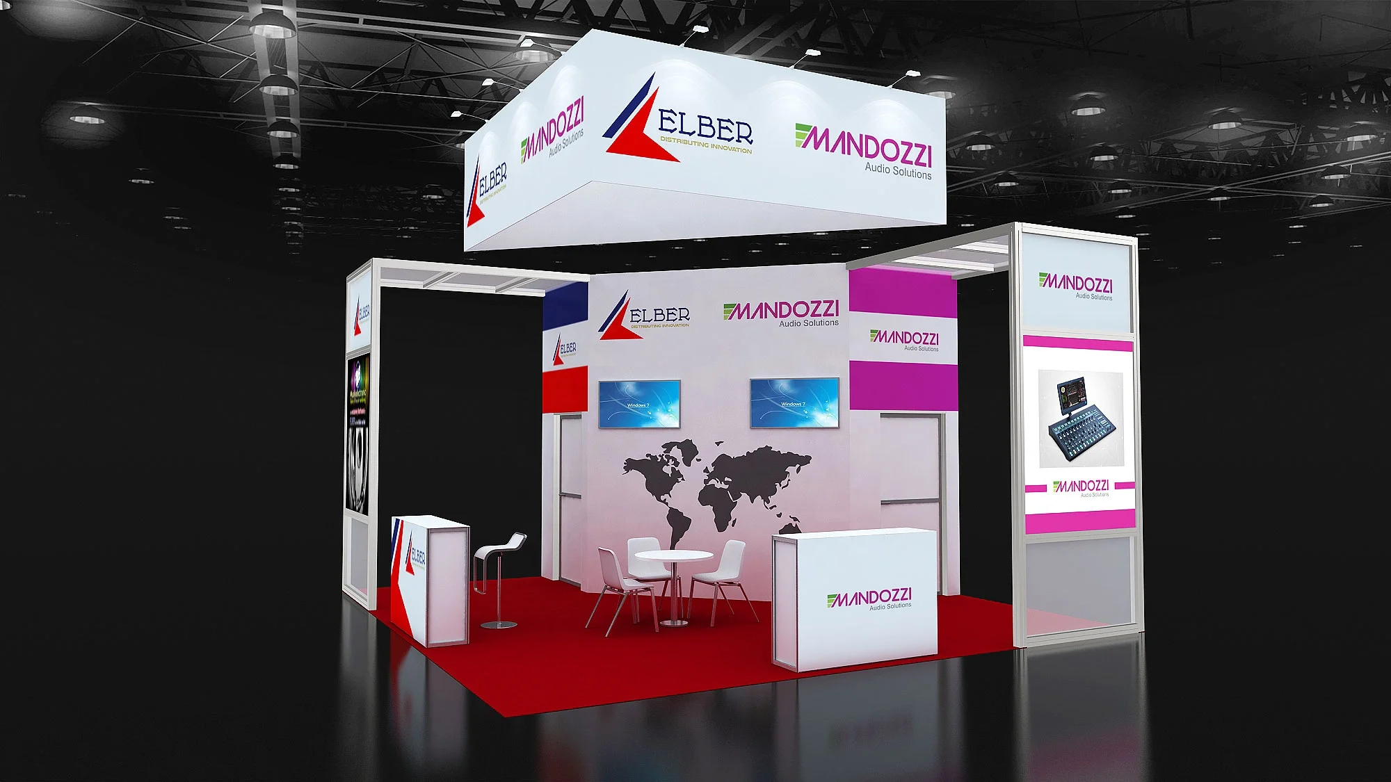 20x20 Exhibition Fair Trade Show Display Booth Stand De Feria