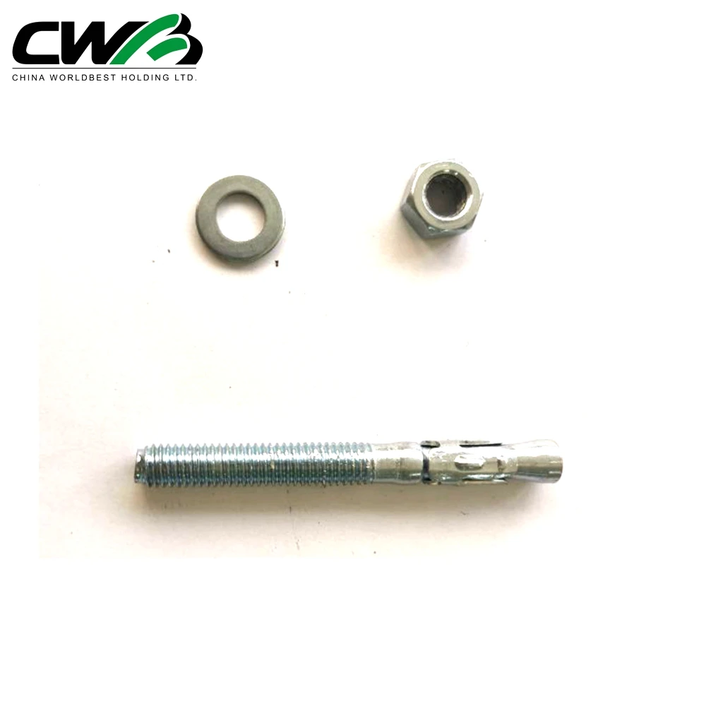 Customized stainless steel expansion wedge anchor bolt wedge anchor