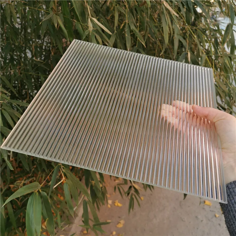 Top Quality Fluted Reeded Moru Glass 4mm 5mm 6mm 8mm 10mm Nashiji Karatachi Flora Mistlite Patterned Glass With Factory Price