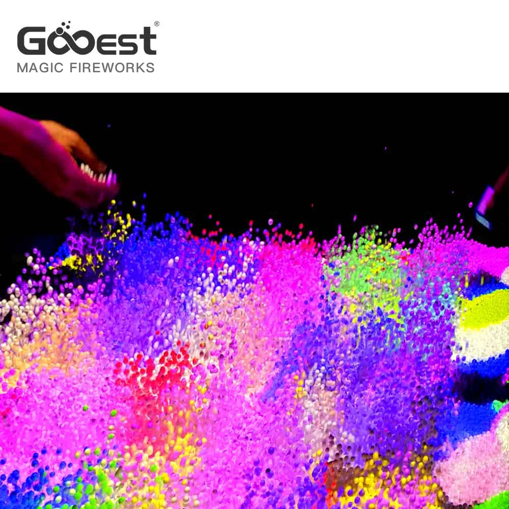 Indoor playground interactive projection magic fireworks games for kids