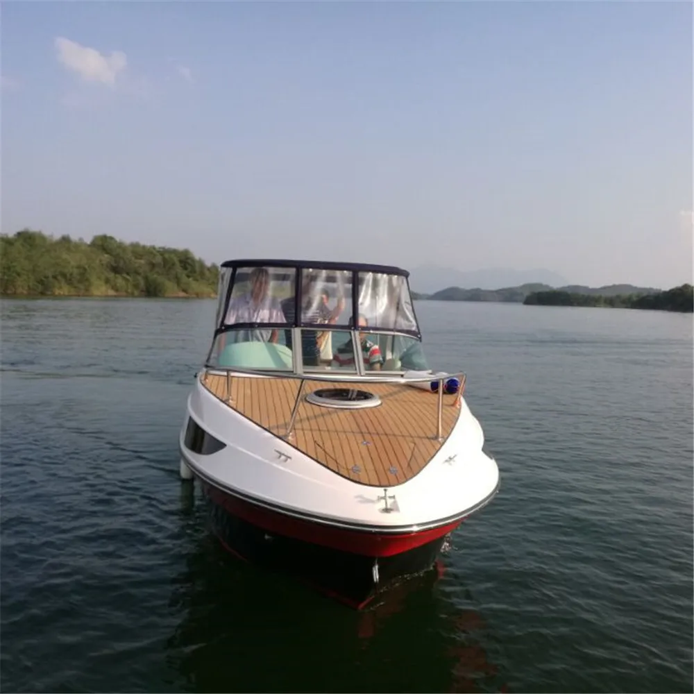 Современная роскошная скоростная лодка яхта 24 фута