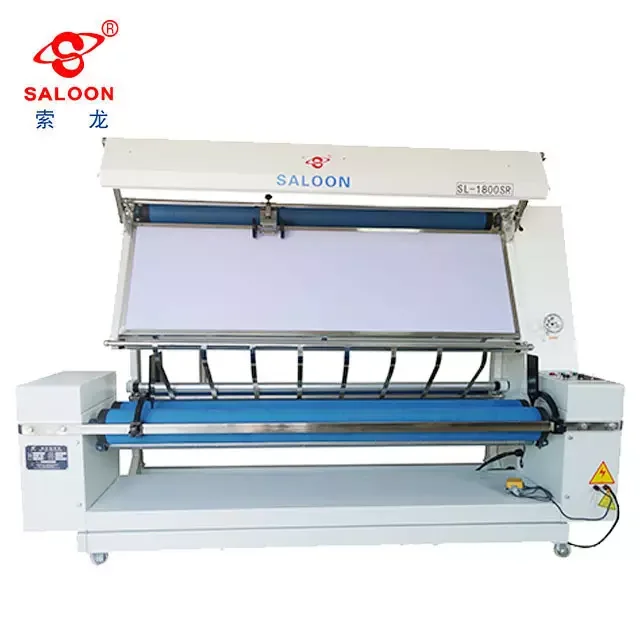 SALOON Automatic Edge Aligned Inspection Machine Winding Of Woven Fabric Or Knitting Fabric