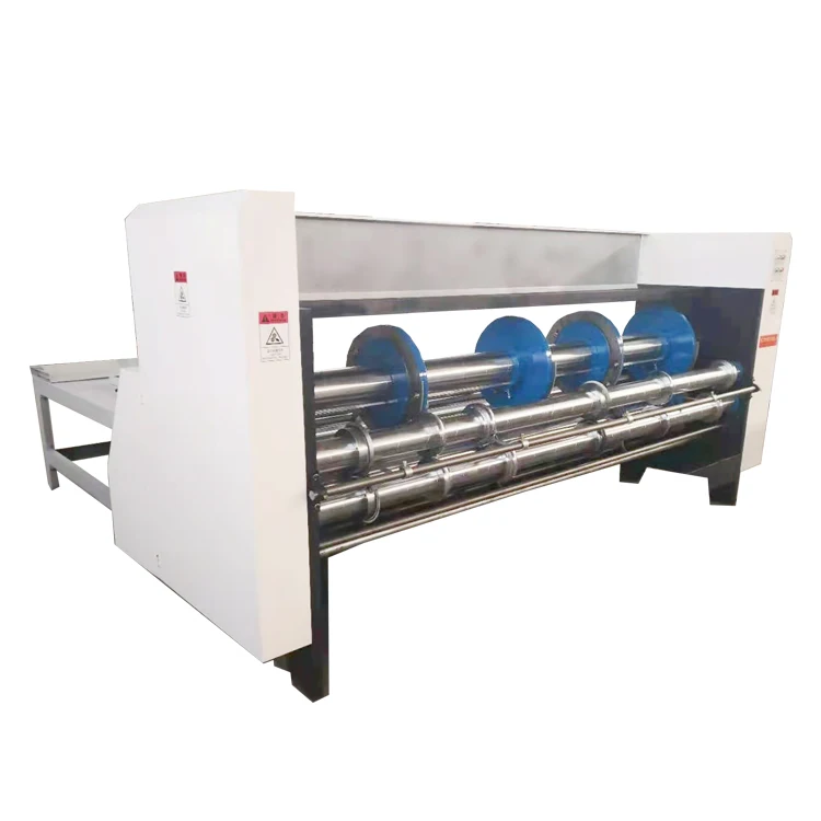 rs4 mini cardboard box rotary slotter machine carton slotting creasing semi automatic