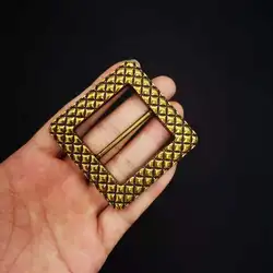 ShangJin Fashion metal buckles 35MM buckles for dress square plain alloy belt buckle