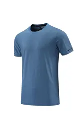 Multi-Color Quick-Drying Lapel Manufacture Unisex T Shirts Custom Logo Printing Male 180 Gsm T Shirt