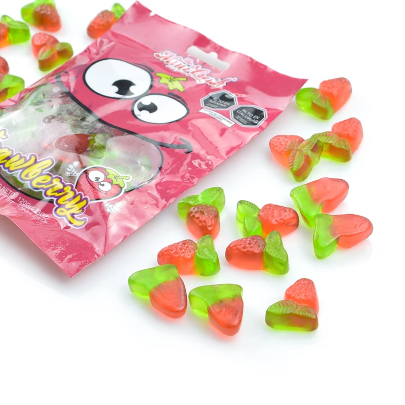 MiniCrush fruit shaped sour sweet candy hot selling christmas gummy candy bulk