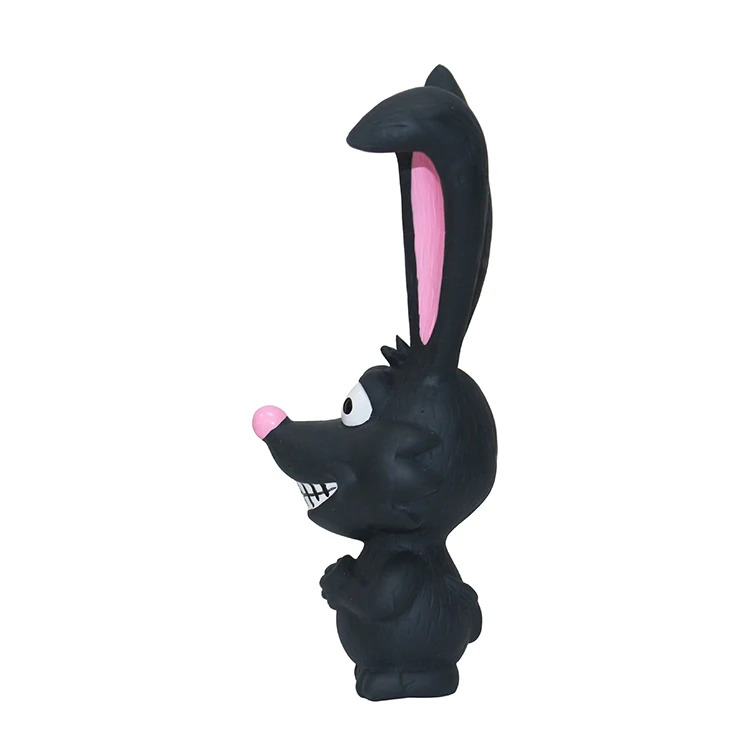 Manufacturers Wholesale Pet Toys Safe High Quality Materials Latex Toys Long Eared Fox Squeaky Pets Dog Cat Toy