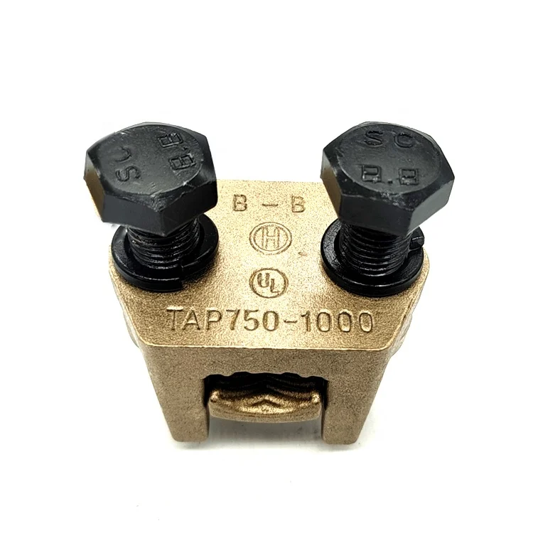 Brass Clamp Both Bolt Cable Clamp for Ground Rod Connector