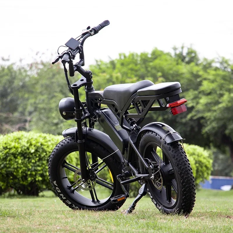 Eu magazijn 250 Вт fatbike 20 дюймов 750 48 В 15Ah батарея V20 Электрический велосипед
