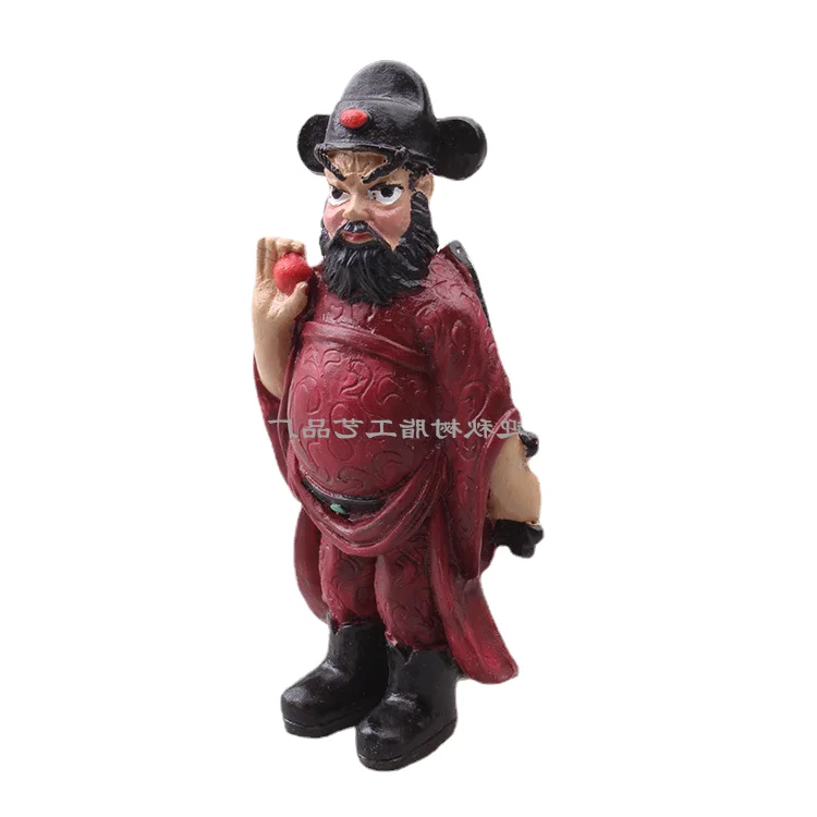 Legend character Zhong Kui fleshy flower pot aquarium psychological sand table decoration resin crafts