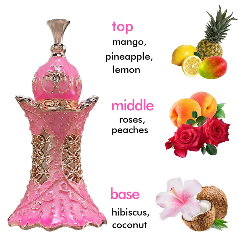 TONFLY Dubai Arabic Perfume Wholesale Pink Perfume 5ml original High Quality Long Lasting women Perfume