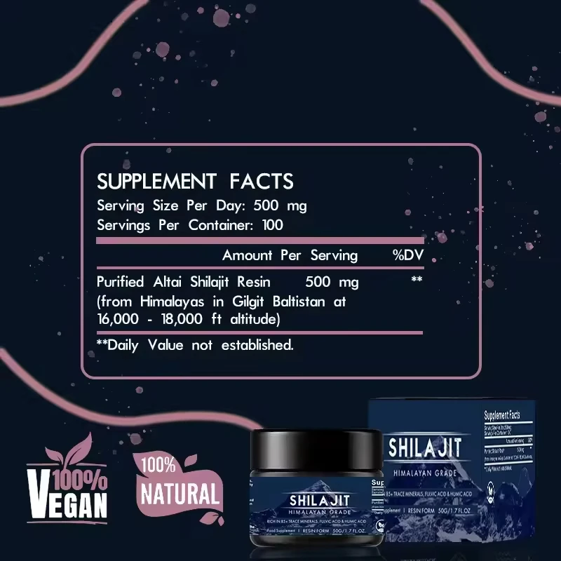 Wholesale Price Shilajit Extract Dry Drops Shilajit Bottles Jar Honey Original Naturel Spoon for Shilajit Himalayan