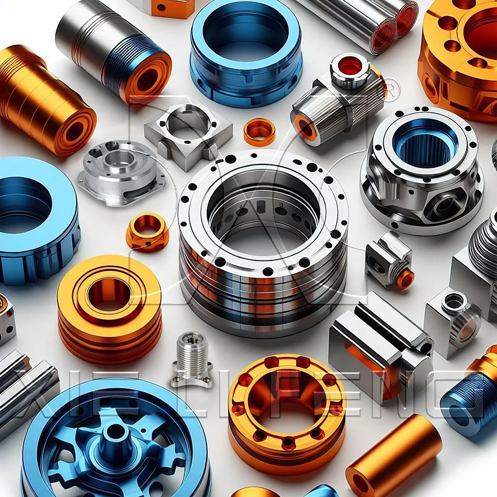 Custom Components Machining Stainless Steel Aluminum Alloy Anodizing Metal Part Processing Surface Treatment Fabrication Service