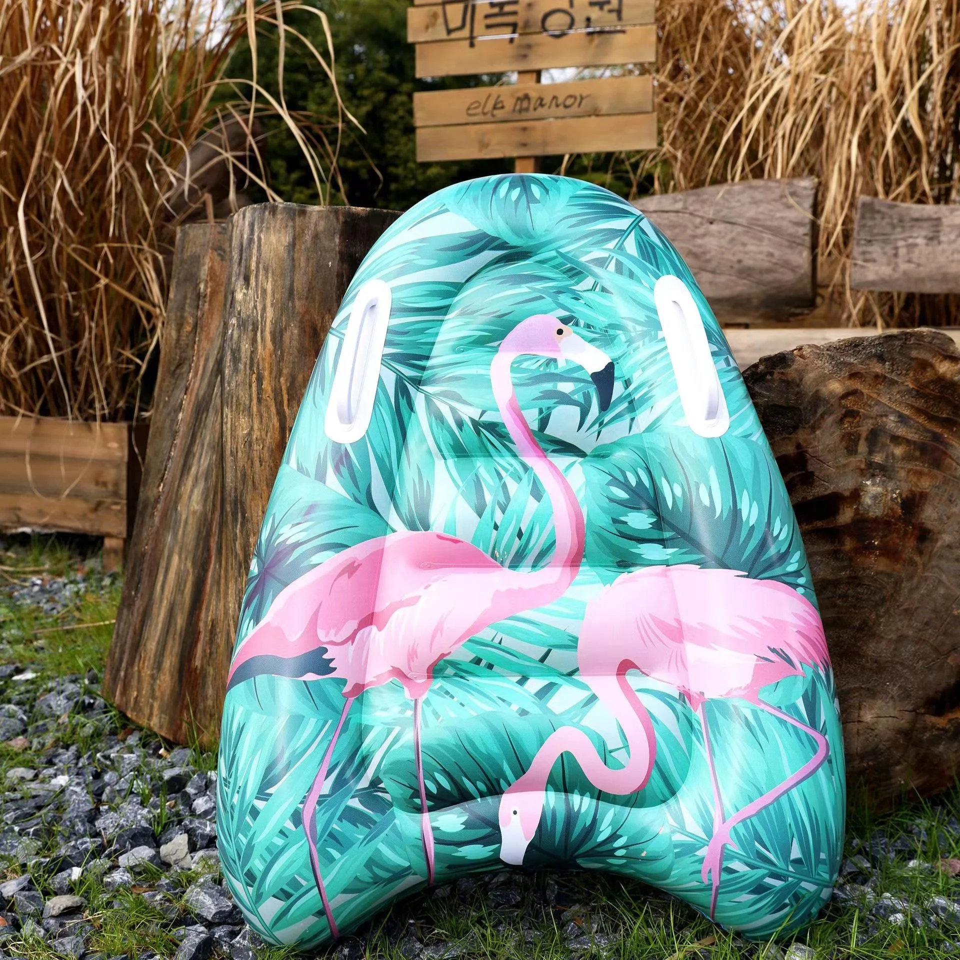 Thickened inflatable surfboard for children swimming planking board for  learning to swim light kick board water surfing board