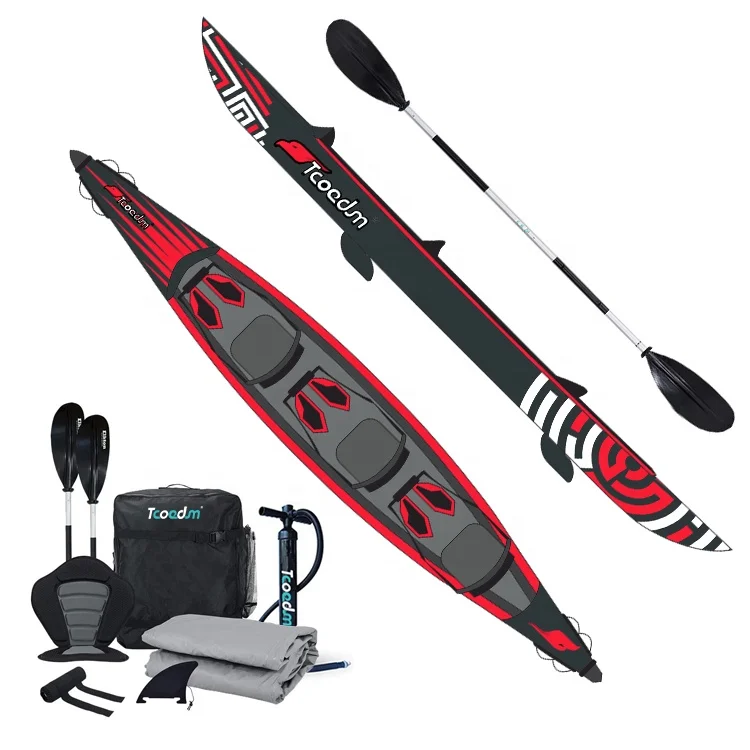 TCOEDM high quality Ebay supplier extra rigidity manufacturer Professional inflatable kayak