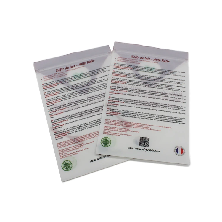 Custom Printed Small Plastic Package 3 Side Heat Sealing Zipper Pouch Resealable Snack Cookie Seed Packaging Bags