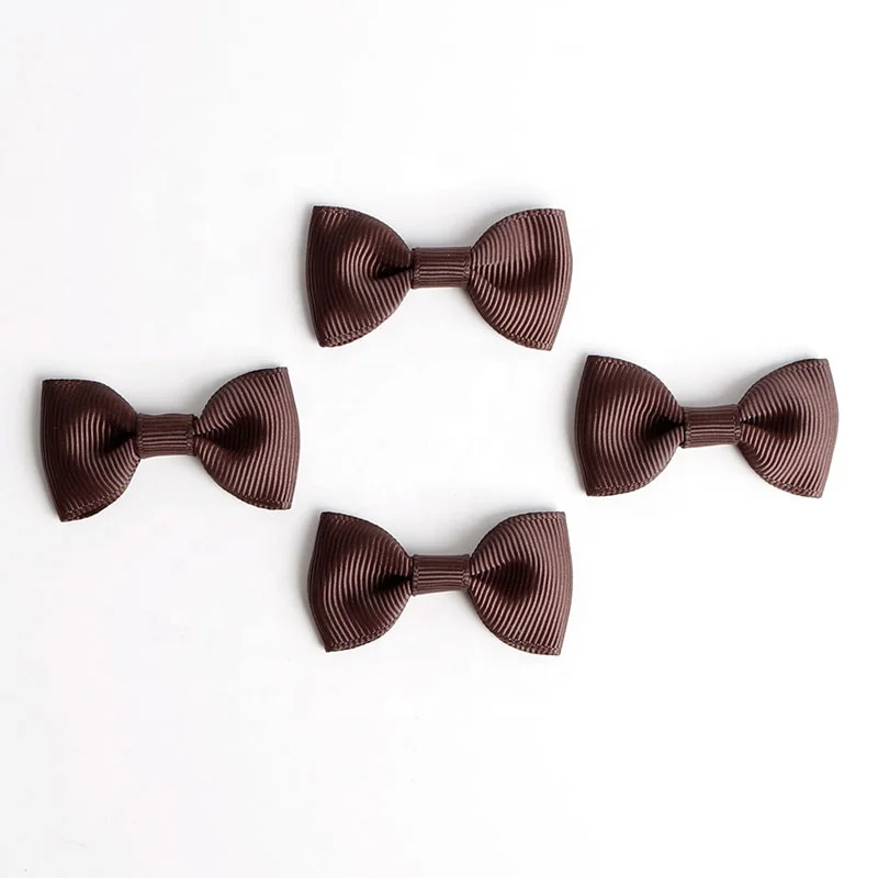 Ленточный бант ручной работы, готовый атласный самоклеящийся ленточный бант для подарочной упаковки, украшение