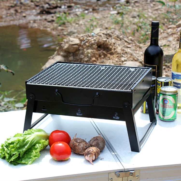 Modern Design Folding Type  Portable barbecue Carbon steel kebab bbq grill charcoal for Picnic