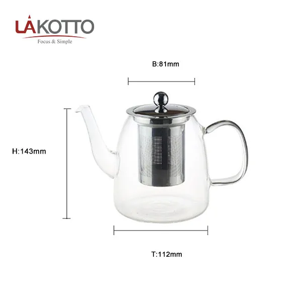 
Wholesale home use custom water bottle 800ml high borosilicate clear jug with metal filter pitcher with lid 
