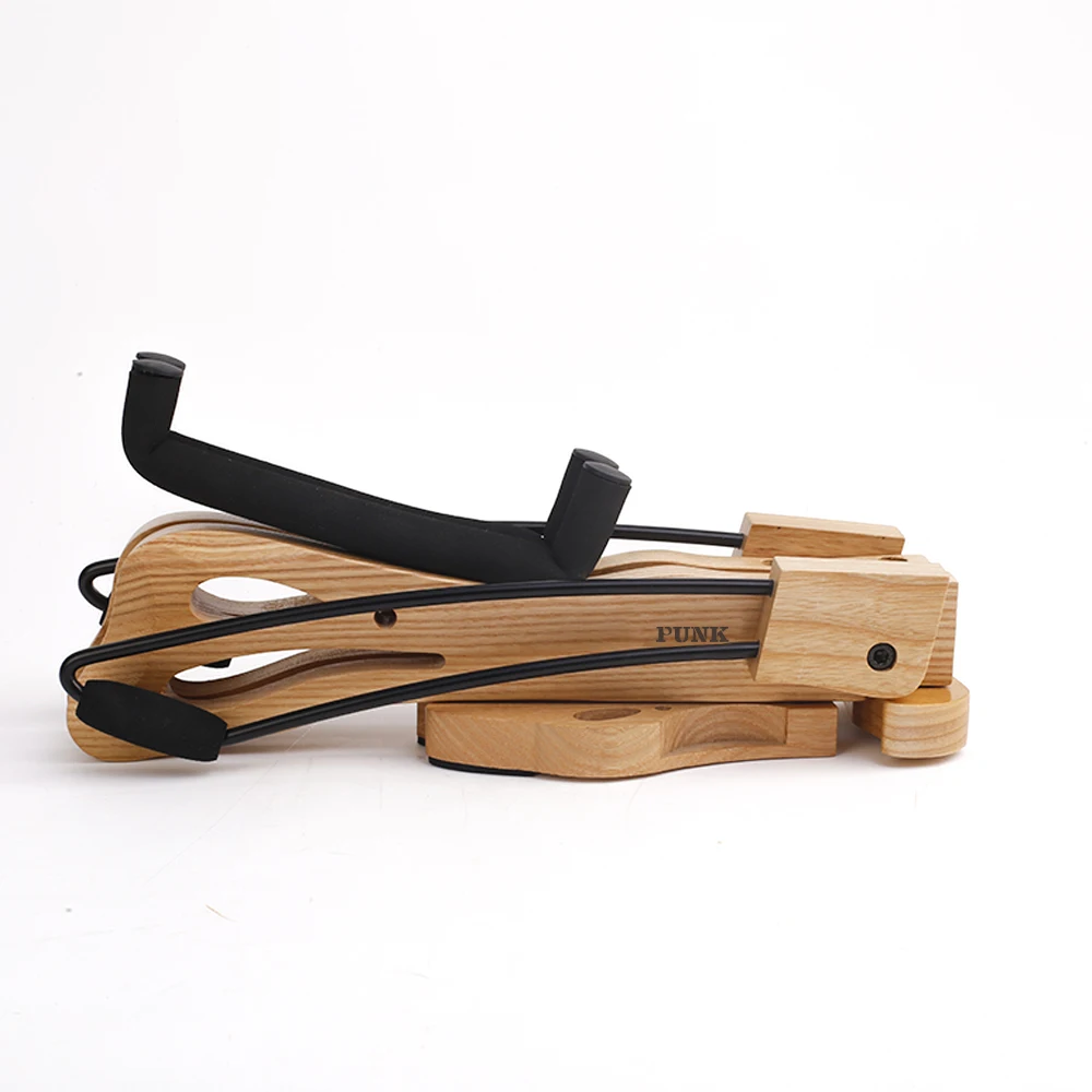 Custom Wooden Guitar Stand Rack Unit holder Wood Folding Guitar Rack for Classical Acoustic Electric Bass Guitar Display