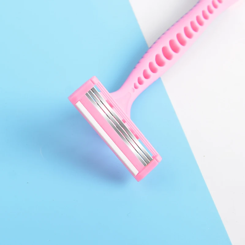 Max Hot Selling Women Colorful Face 3 Blade Sharp Safety Shaving Razor