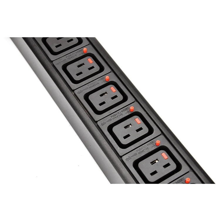 C19 Output 16A Master Switch 8*Locked IEC PDU Socket