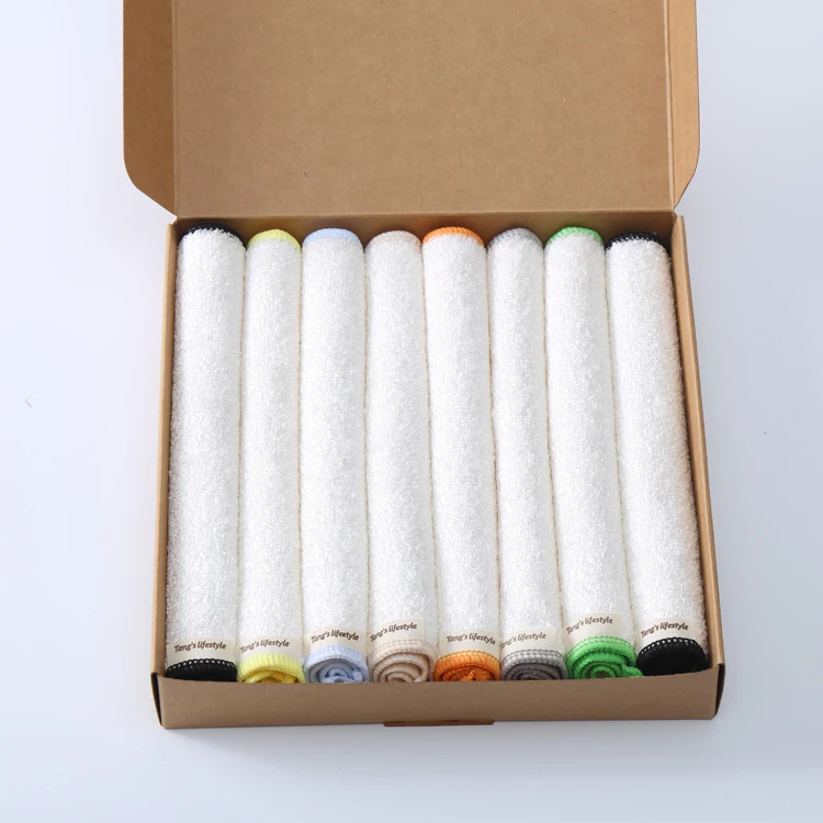 100% Bamboo Dish Cloths Cleaning Cloth  Biodegradable Dish Towel  Eco-friendly Cleaning Rags