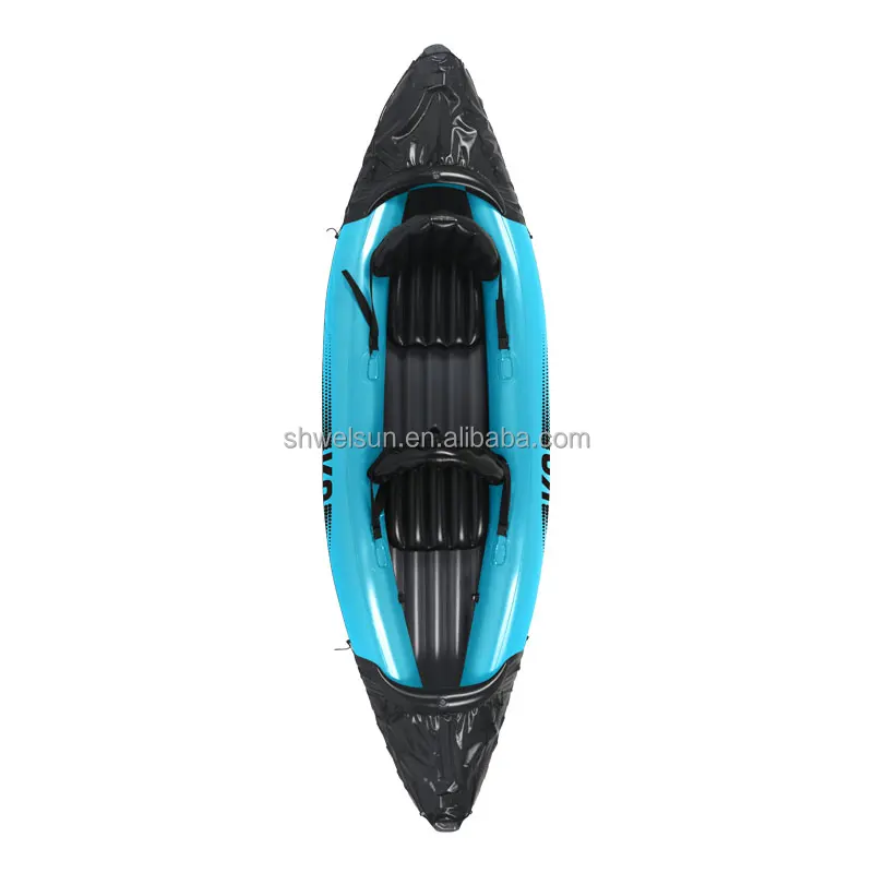 2 Person Hot Selling Kayak Inflatable Canoe with Aluminum Oars