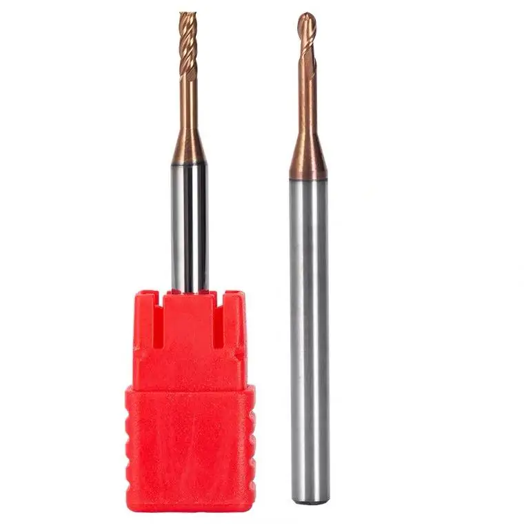 Depth Length Milling Cutter CNC Cutting Tools 2 Flute Carbide Spiral End Mill Long Neck Endmill