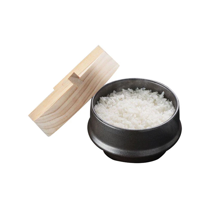 
Japanese traditional smooth surface hand made round clay pot 