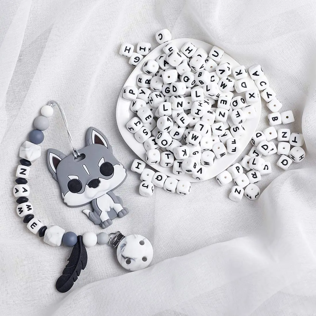 Прорезыватель для зубов для детей, из пищевого силикона