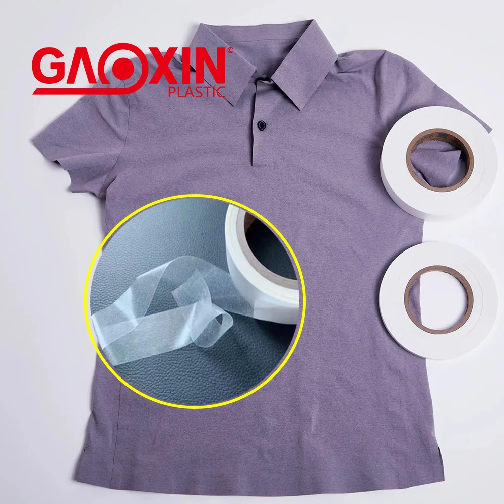 Customizable flexible transparent tpu adhesive hot location adhesive tape for seamless panties garment accessories