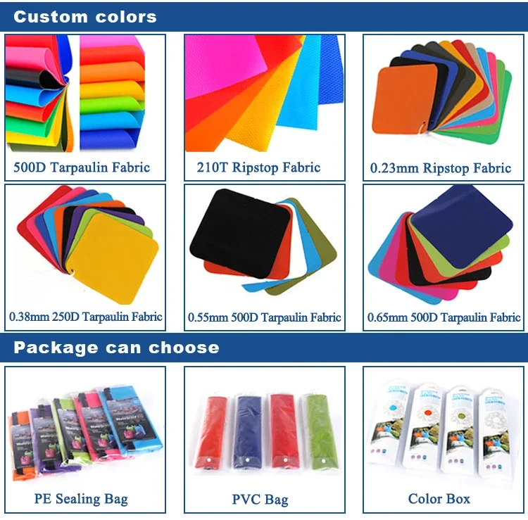 OEM Waterproof Dry Bag Customization Cylinder Anchor Backpack Ocean Pack Sack 2L 3L 5L 10L 20L 30L for Kayaking Outdoor Camping