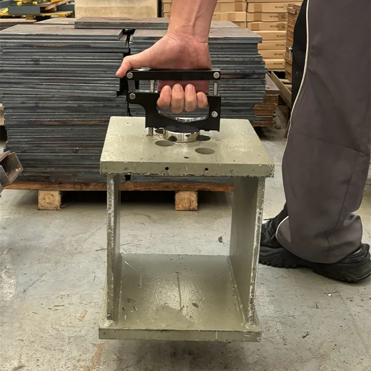 Dailymag one hand permanent 30kg 40kg 50kg 60kg heavy duty portable magnetic lifter for steel plates with release function