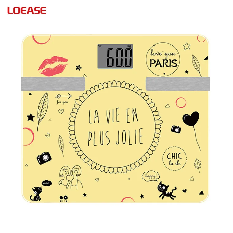 180KG Smart Body Fat Scale Connected To Mobile APP OEM/ODM Household Electronic Digital Weight BMI Smart Body Fat Scale