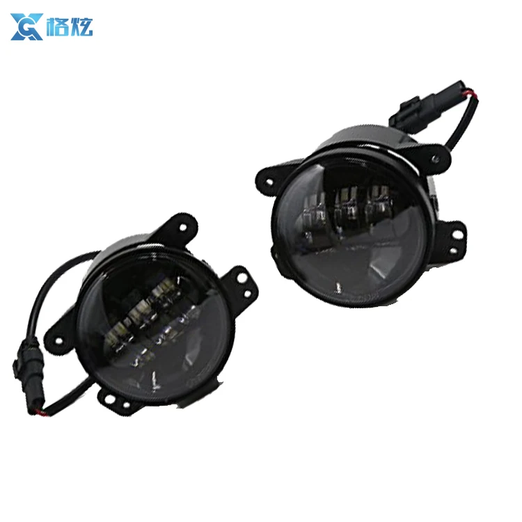 30 Вт 4 дюймов светодиодные противотуманные фары дальнего света 12 В 24 В светодиодные противотуманные фары для Jeep Wrangler