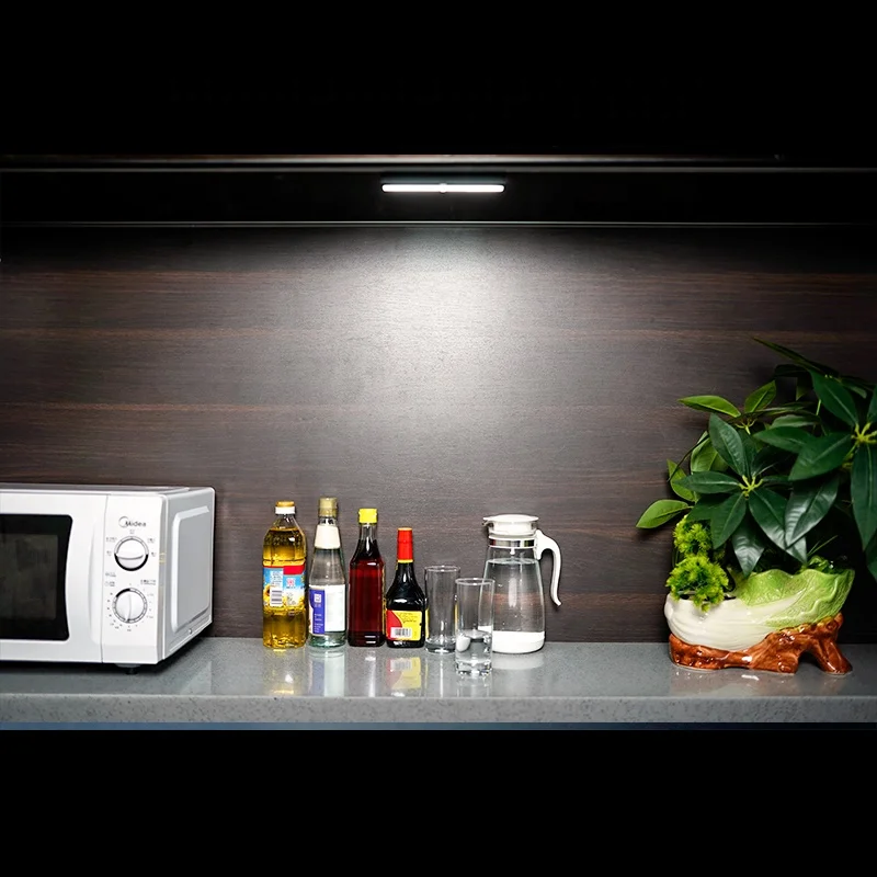 Wireless LED sensor cabinet light with soft magnetic 3M sticker motion sensor LED cabinet lights