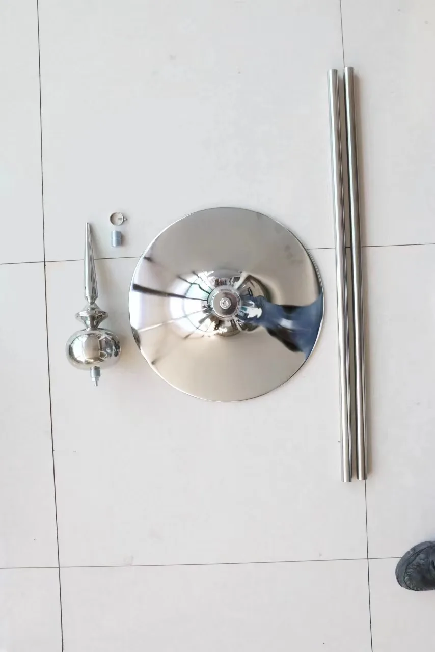 custom arab heavy duty office flagpole assembly stainless steel indoor worldwide national flag pole with standing 3 m