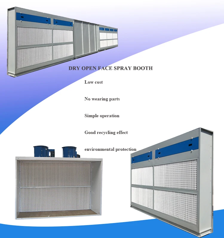 open face spray booth 