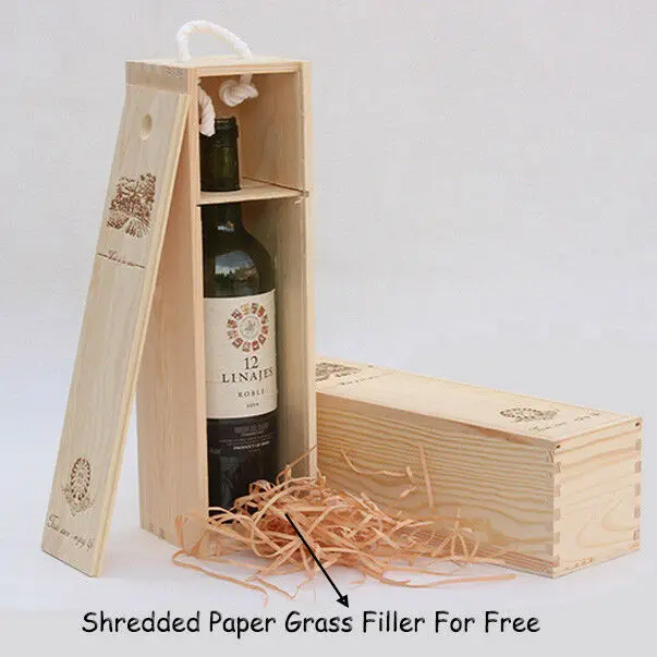 Индивидуальные деревянные винные коробки, используемые для продажи, деревянные коробки для винных бутылок, оптовая продажа