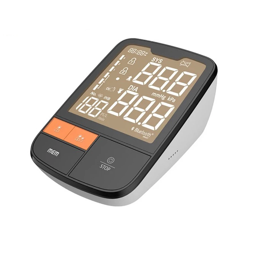 Hot Sale LCD Display Rechargeable Digital Blood Pressure Monitor Bluetooth Arm Sphygmomanometer