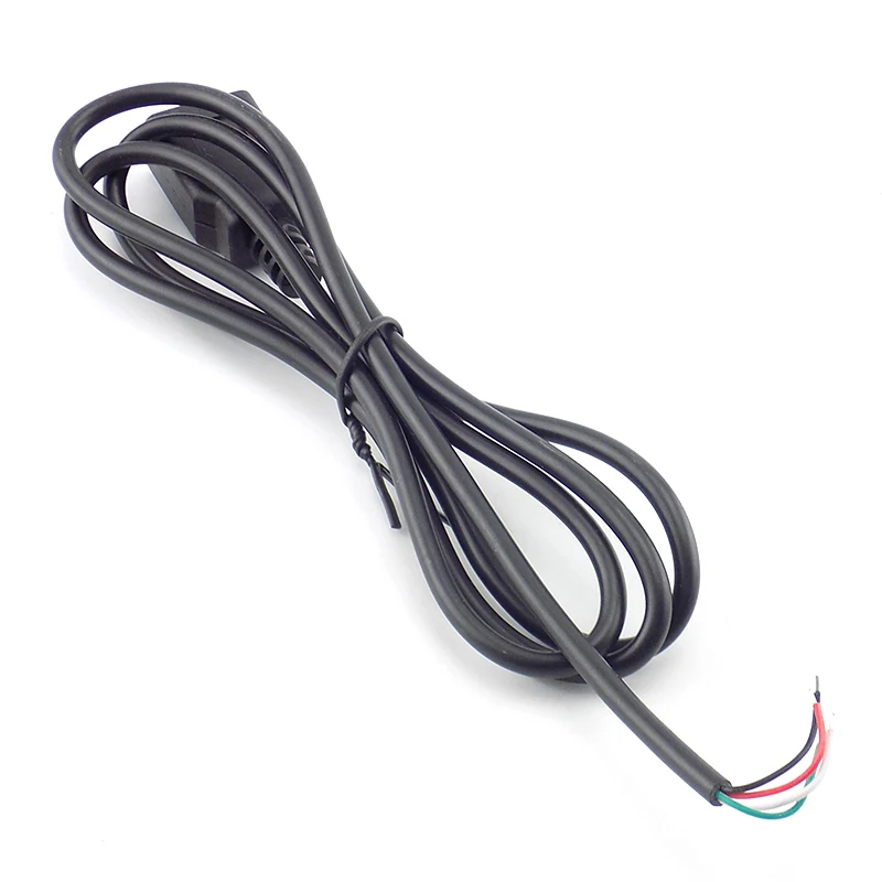Micro USB соединительный кабель 2 0 4 Pin штекер гнездо для передачи данных DIY источник питания зарядный шнур Удлинитель зарядное устройство