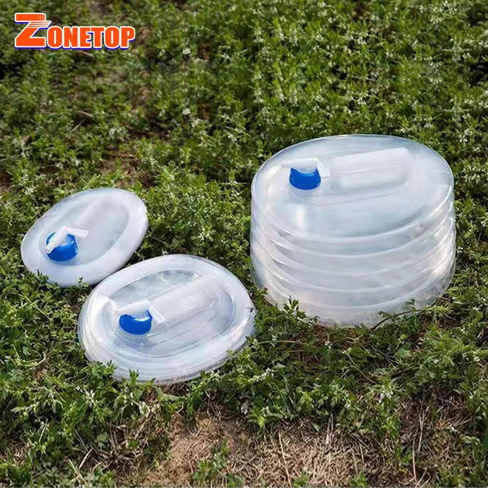 New Products 3L 5L 8L 10L 15L Reusable Durable Portable Outdoor Camping Hiking Telescopic Folding Water Drum with Handle