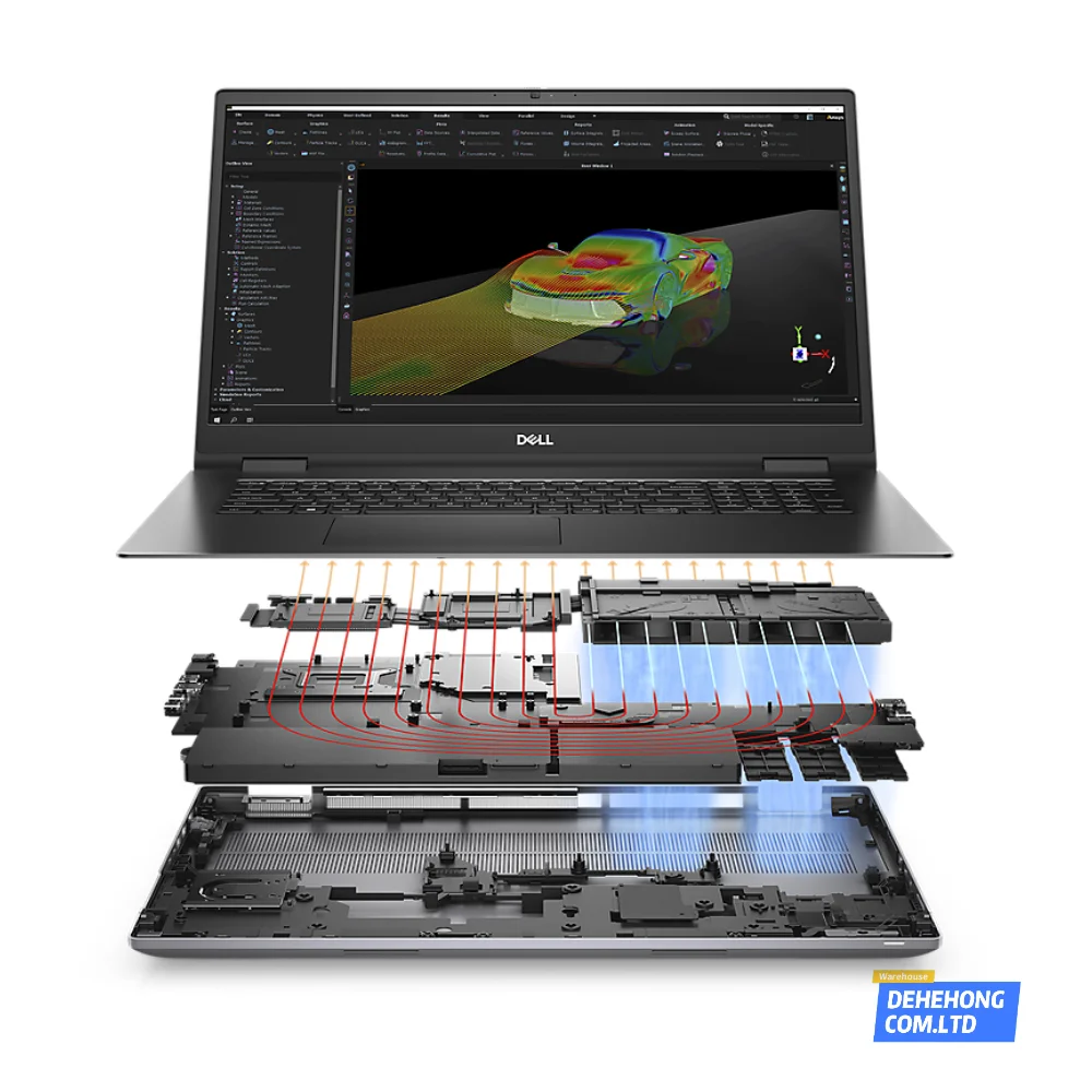 Dell Precision 7780 17-дюймовая высокопроизводительная профессиональная графическая графика портативная Мобильная