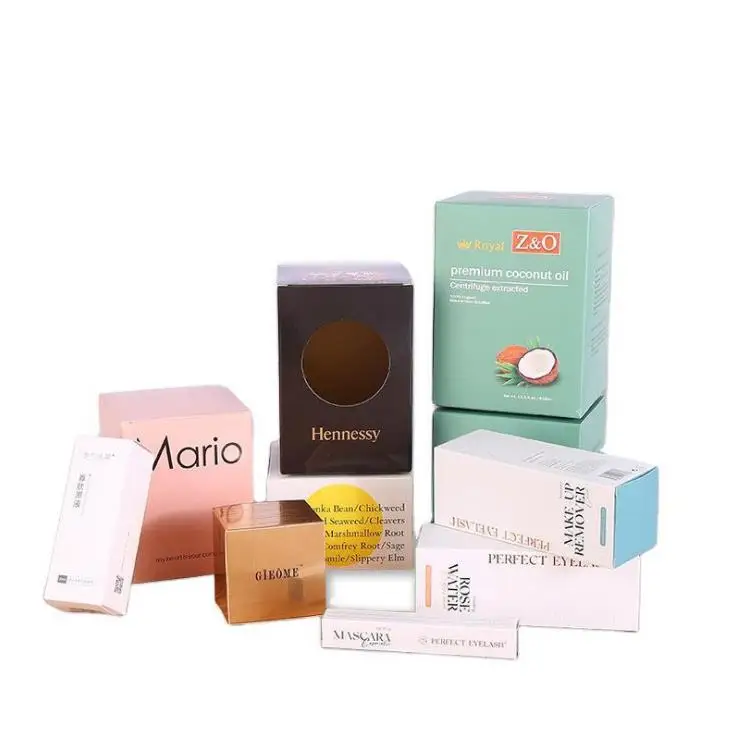 
Cosmetics packaging color box cosmetics daily necessities packaging box custom color box printing LOGO 